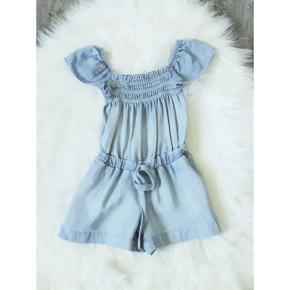 NWT Cloth & Stone Sweet Chambray Romper - 2T